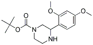 3-(2,4-DIMETHOXY-PHENYL)-PIPERAZINE-1-CARBOXYLIC ACID TERT-BUTYL ESTER Structure