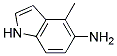 4-METHYL-5-AMINOINDOLE Struktur