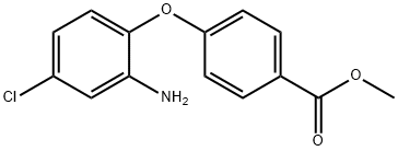 METHYL 4-(2-AMINO-4-CHLOROPHENOXY)BENZOATE Struktur