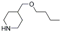 4-(BUTOXYMETHYL)PIPERIDINE Struktur