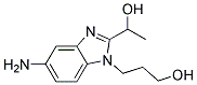 3-[5-AMINO-2-(1-HYDROXY-ETHYL)-BENZOIMIDAZOL-1-YL]-PROPAN-1-OL Struktur