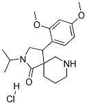 4-(2,4-DIMETHOXYPHENYL)-2-ISOPROPYL-2,7-DIAZASPIRO[4.5]DECAN-1-ONE HYDROCHLORIDE Struktur