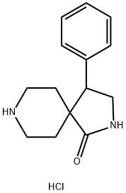 4-PHENYL-2,8-DIAZASPIRO[4.5]DECAN-1-ONE HYDROCHLORIDE Structure