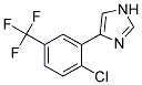 4-(2-CHLORO-5-TRIFLUOROMETHYL-PHENYL)-1H-IMIDAZOLE Struktur