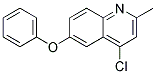 4-CHLORO-2-METHYL-6-PHENOXYQUINOLINE Struktur