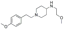 N-(2-METHOXYETHYL)-1-[2-(4-METHOXYPHENYL)ETHYL]PIPERIDIN-4-AMINE Struktur