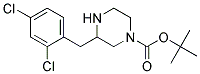 3-(2,4-DICHLORO-BENZYL)-PIPERAZINE-1-CARBOXYLIC ACID TERT-BUTYL ESTER Structure