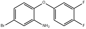 5-BROMO-2-(3,4-DIFLUOROPHENOXY)ANILINE Struktur