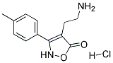 4-(2-AMINOETHYL)-3-(4-METHYLPHENYL)ISOXAZOL-5(2H)-ONE HYDROCHLORIDE Struktur