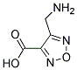 4-(AMINOMETHYL)-1,2,5-OXADIAZOLE-3-CARBOXYLIC ACID Struktur