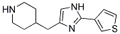 4-(2-THIOPHEN-3-YL-IMIDAZOL-4-YLMETHYL)-PIPERIDINE Struktur