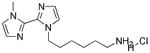 6-(1'-METHYL-[2,2']BIIMIDAZOLYL-1-YL)HEXYLAMINE HCL Struktur