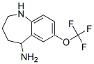 7-TRIFLUOROMETHOXY-2,3,4,5-TETRAHYDRO-1H-BENZO[B]AZEPIN-5-YLAMINE Struktur