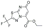 ETHYL 7-OXO-2-(TRIFLUOROMETHYL)-7H-[1,3,4]THIADIAZOLO[3,2-A]PYRIMIDINE-5-CARBOXYLATE Struktur