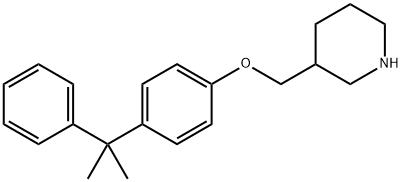 3-([4-(1-METHYL-1-PHENYLETHYL)PHENOXY]-METHYL)PIPERIDINE Struktur