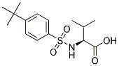 N-([4-(TERT-BUTYL)PHENYL]SULFONYL)VALINE Struktur