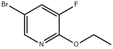 5-BROMO-2-ETHOXY-3-FLUORO-PYRIDINE Struktur