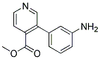 3-(3-AMINOPHENYL)-4-PYRIDINECARBOXYLIC ACID METHYL ESTER Struktur