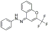 2-TRIFLUOROMETHYL-4H-CHROMEN-4-ONE N-PHENYLHYDRAZONE Struktur