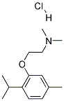 2-THYMOXYETHYLDIMETHYLAMINE HYDROCHLORIDE Struktur