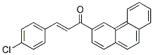 3-(4-CHLOROPHENYL)-1-(3-PHENANTHRYL)PROP-2-EN-1-ONE, TECH Struktur