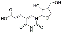 3-{1-[3-HYDROXY-4-(HYDROXYMETHYL)TETRAHYDROFURAN-2-YL]-2,4-DIOXO-1,2,3,4-TE TRAHYDROPYRIMIDIN-5-YL}ACRYLIC ACID Struktur