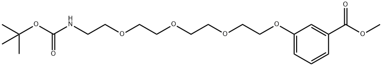 3-(11-BOC-AMINO-3,6,9-TRIOXAUNDECANOXY)BENZOIC ACID METHYL ESTER price.