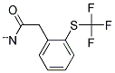 2-(TRIFLUOROMETHYLTHIO)PHENYLACETONITRIL Struktur