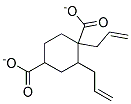 DIALLYL-1,4-CYCLOHEXANE-DICARBOXYLATE Struktur