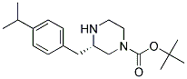 (S)-3-(4-ISOPROPYL-BENZYL)-PIPERAZINE-1-CARBOXYLIC ACID TERT-BUTYL ESTER Struktur