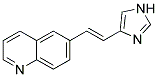 6-[2-(1H-IMIDAZOL-4-YL)-VINYL]-QUINOLINE Struktur