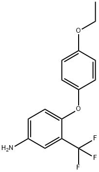 4-(4-ETHOXYPHENOXY)-3-(TRIFLUOROMETHYL)ANILINE Struktur