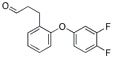 3-[2-(3,4-DIFLUORO-PHENOXY)-PHENYL]-PROPIONALDEHYDE Struktur