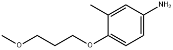 4-(3-METHOXYPROPOXY)-3-METHYLANILINE Struktur