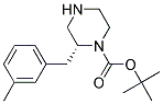 (R)-2-(3-METHYL-BENZYL)-PIPERAZINE-1-CARBOXYLIC ACID TERT-BUTYL ESTER Struktur