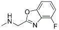 (4-FLUOROBENZO[D]OXAZOL-2-YL)-N-METHYLMETHANAMINE Struktur