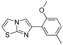 6-(2-METHOXY-5-METHYLPHENYL)IMIDAZO[2,1-B][1,3]THIAZOLE Struktur