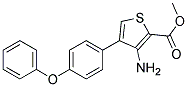 METHYL 3-AMINO-4-(4-PHENOXYPHENYL)THIOPHENE-2-CARBOXYLATE Struktur