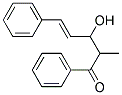 (E)-3-HYDROXY-2-METHYL-1,5-DIPHENYL-PENT-4-EN-1-ONE Struktur