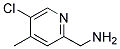 (5-CHLORO-4-METHYL-PYRIDIN-2-YL)-METHYL-AMINE Struktur