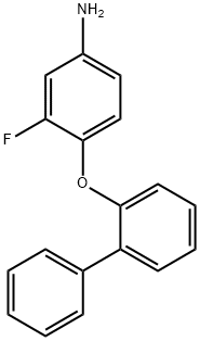 4-([1,1'-BIPHENYL]-2-YLOXY)-3-FLUOROPHENYLAMINE Struktur