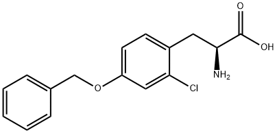 (S)-2-AMINO-3-(4-BENZYLOXY-2-CHLORO-PHENYL)-PROPIONIC ACID Struktur