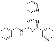 N-BENZYL-6-PYRIDIN-2-YL-2-PYRIDIN-3-YLPYRIMIDIN-4-AMINE Struktur