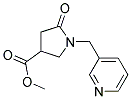 METHYL 5-OXO-1-(PYRIDIN-3-YLMETHYL)PYRROLIDINE-3-CARBOXYLATE Struktur