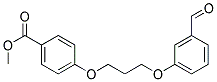 METHYL 4-[3-(3-FORMYLPHENOXY)PROPOXY]BENZENECARBOXYLATE Struktur