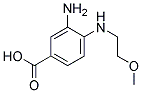 3-AMINO-4-(2-METHOXY-ETHYLAMINO)-BENZOIC ACID Struktur