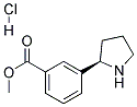 (R)-METHYL 3-(PYRROLIDIN-2-YL)BENZOATE HYDROCHLORIDE Struktur