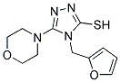 4-(2-FURYLMETHYL)-5-MORPHOLIN-4-YL-4H-1,2,4-TRIAZOLE-3-THIOL Struktur