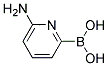 6-AMINOPYRIDIN-2-YL-2-BORONIC ACID Struktur