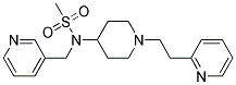 N-[1-(2-PYRIDIN-2-YLETHYL)PIPERIDIN-4-YL]-N-(PYRIDIN-3-YLMETHYL)METHANESULFONAMIDE Struktur